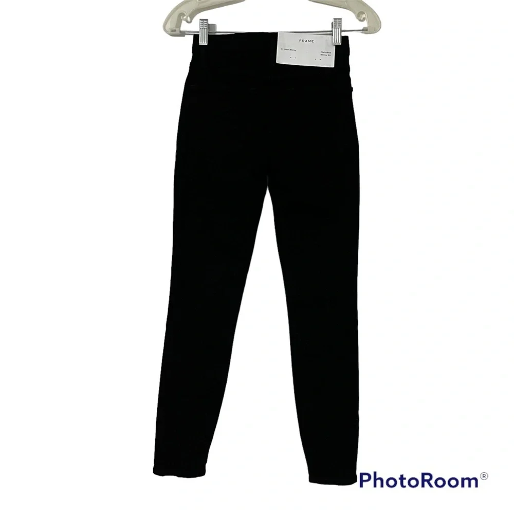 NWT Frame Le High Skinny Curve Split Zip-Hem Crop